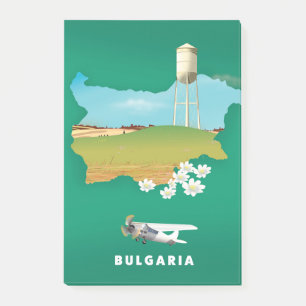 Bulgarischer Reiseausweis Post-it Klebezettel
