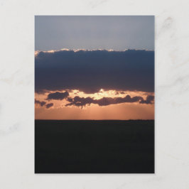 Bulgarischer Sonnenuntergang Postkarte