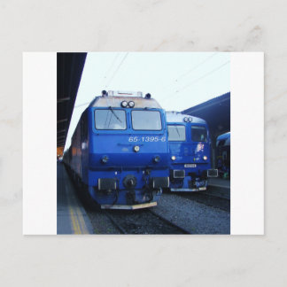 Bulgarischer Zug Postkarte