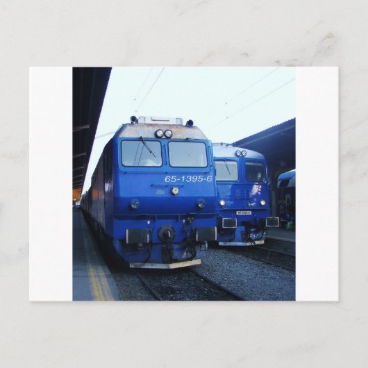 Bulgarischer Zug Postkarte (Vorderseite)