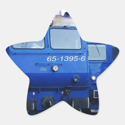 Bulgarischer Zug Stern-Aufkleber (Vorderseite)