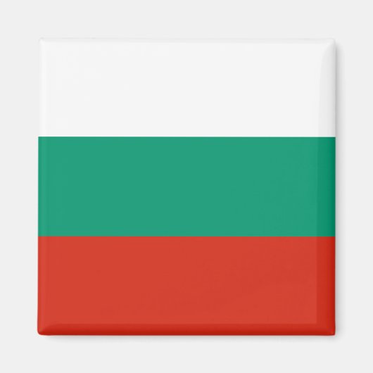 Bulgarisches Flaggenmagnet Magnet (Vorne)