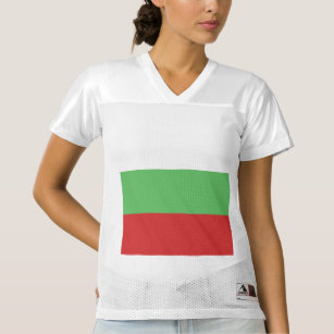Bulgarisches Flaggenzeichen Frauen Football Trikot