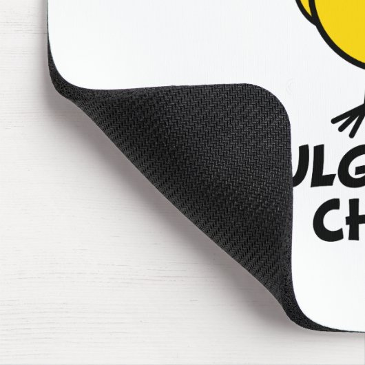 Bulgarisches Küken Mousepad (Ecke)