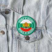 Bulgarisches RundEmblem Button (Beispiel)