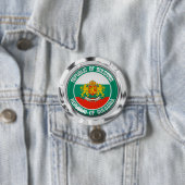 Bulgarisches RundEmblem Button (Beispiel)