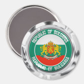 Bulgarisches RundEmblem Magnet (Vorderseite/Rückseite)