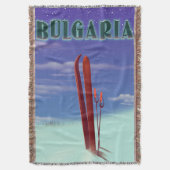 Bulgarisches Skireiseplakat Decke (Vorderseite Vertikal)