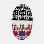 Bulgarisches Volksmuster Keramikornament (Rechts)