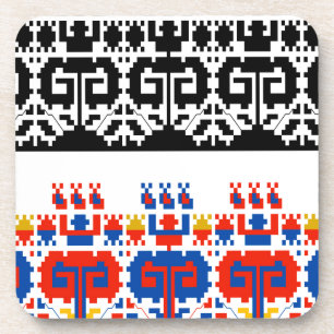 Bulgarisches Volksmuster Untersetzer