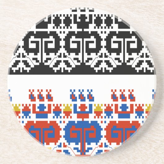 Bulgarisches Volksmuster Untersetzer (Vorne)