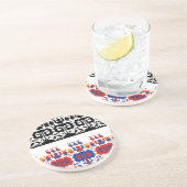 Bulgarisches Volksmuster Untersetzer (Seite)