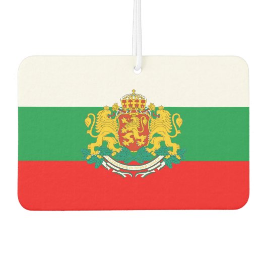 Bulgarisches Wappen Autolufterfrischer (Vorderseite)
