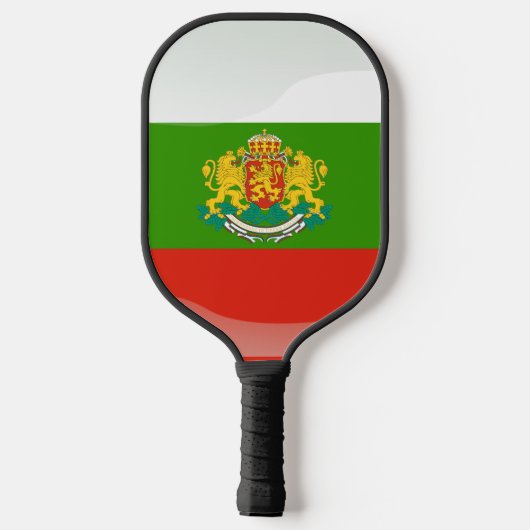 Bulgarisches Wappen Pickleball Schläger (Rückseite)