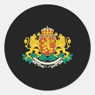 Bulgarisches Wappen Runder Aufkleber
