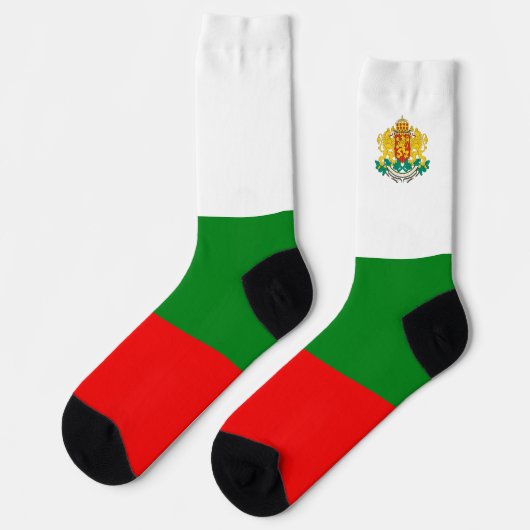 Bulgarisches Wappen Socken (Linkes Detail)
