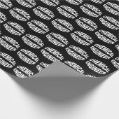 Bulging Chemical Engineer Text Geschenkpapier (Ecke)