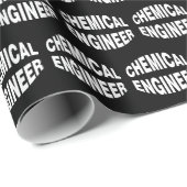 Bulging Chemical Engineer Text Geschenkpapier (Rolleneckpunkt)