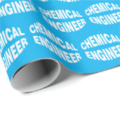 Bulging Chemical Engineer Text Geschenkpapier (Rolleneckpunkt)