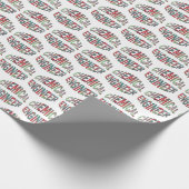 Bulging Chemical Engineer Text Geschenkpapier (Ecke)