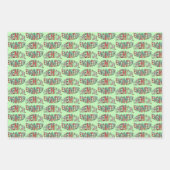 Bulging Chemical Engineer Text Geschenkpapier Set (Vorderseite 3)