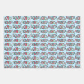 Bulging Chemical Engineer Text Geschenkpapier Set (Vorderseite)