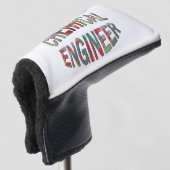 Bulging Chemical Engineer Text Golf Headcover (3/4 Vorderseite)
