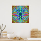 Bulging Mandala Poster (Küche)