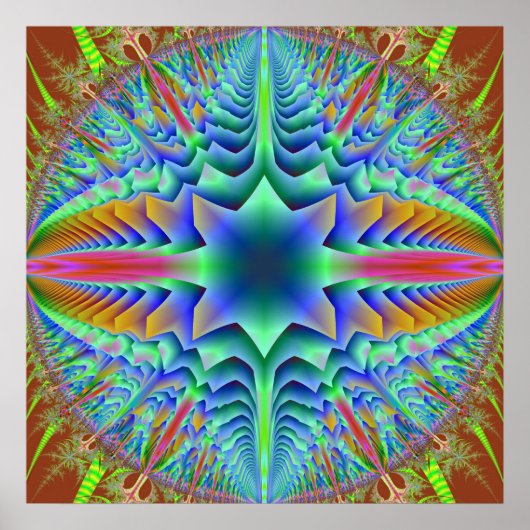 Bulging Mandala Poster (Vorne)