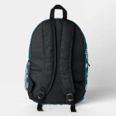 Bulging White Chemical Engineer Text Bedruckter Rucksack (Rückseite)