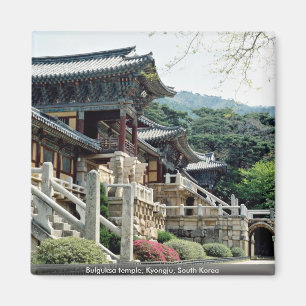 Bulguksa Tempel, Kyongju, Südkorea Magnet