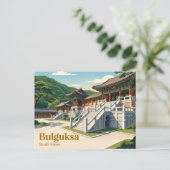 Bulguksa-Tempel Südkorea Postkarte (Stehend Vorderseite)