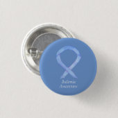 Bulimia Awareness Periwinkle Ribbon Custom Buttons (Vorne & Hinten)