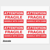 Bulk Attention Fragile Stickers (Handle with Care) (Blatt)