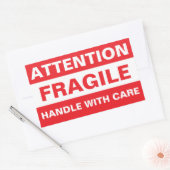Bulk Attention Fragile Stickers (Handle with Care) (Umschlag)