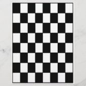 Bulk B&W Checkerboard Scrapbook Pages Flyer (Vorne)