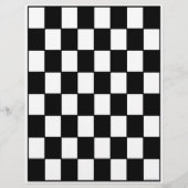Bulk B&W Checkerboard Scrapbook Pages Flyer (Hinten)