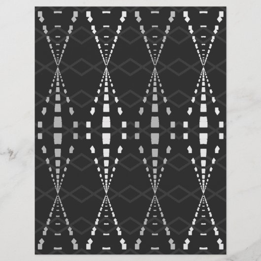 Bulk B&W Ley Lines Scrapbook Pages Flyer (Vorne)