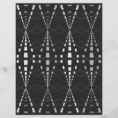 Bulk B&W Ley Lines Scrapbook Pages Flyer (Hinten)