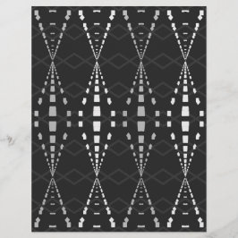 Bulk B&W Ley Lines Scrapbook Seiten