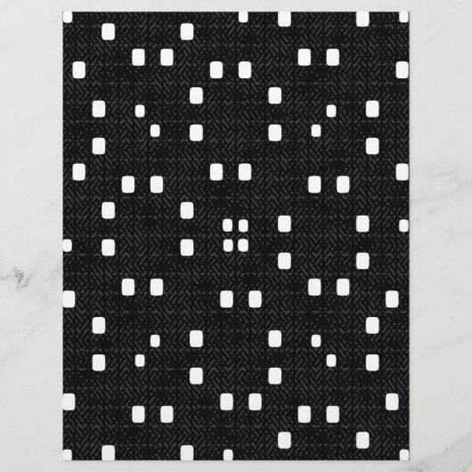 Bulk B&W Textured Minimalism Scrapbook Pages Flyer (Vorne)