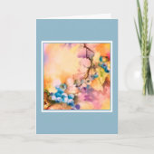 Bulk Blank Greeting Cards | Blueberry Botanical (Vorderseite)