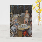 Bulk-Catering. Karte (Gelbe Blume)