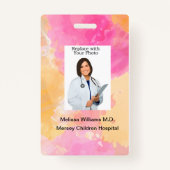 Bulk Childrens Hospital Foto ID Abzeichen Ausweis (Vorderseite)