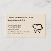 Bulk Dentist Ernennung Einfache Visitenkarten Visitenkarte (Vorderseite)