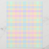 Bulk - Easter Pastel Plaid Scrapbook Paper Flyer (Hinten)
