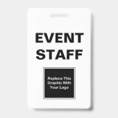 Bulk Event Staff ID Two Side Design Ausweis (Rückseite)