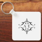 Bulk-Gastgeschenk Hochzeit - Custom Monogram Schlüsselanhänger (Vorderseite)
