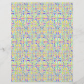Bulk - Ostern Pastell Abstraktes Scrapbook Papier (Hinten)