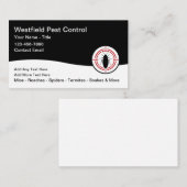 Bulk Pest Control Business Card Template Visitenkarte (Vorne/Hinten)
